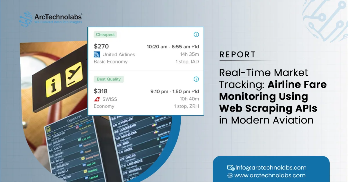 Airline Fare Monitoring Using Web Scraping APIs