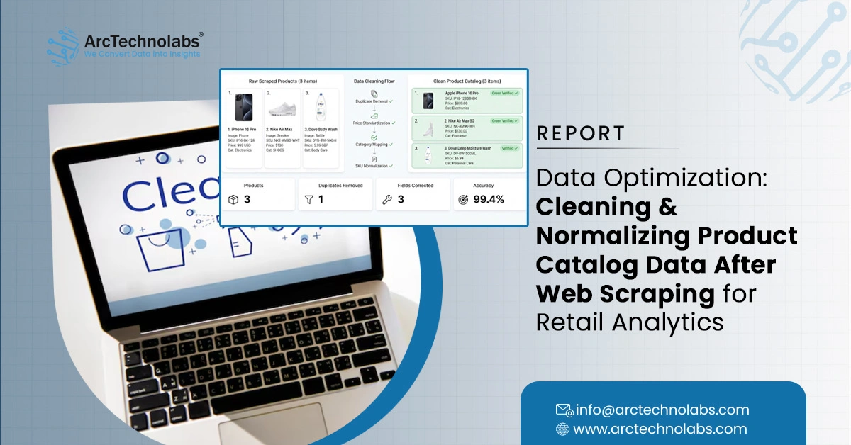 Data Optimization: Cleaning & Normalizing Product Catalog Data After Web Scraping for Retail Analytics