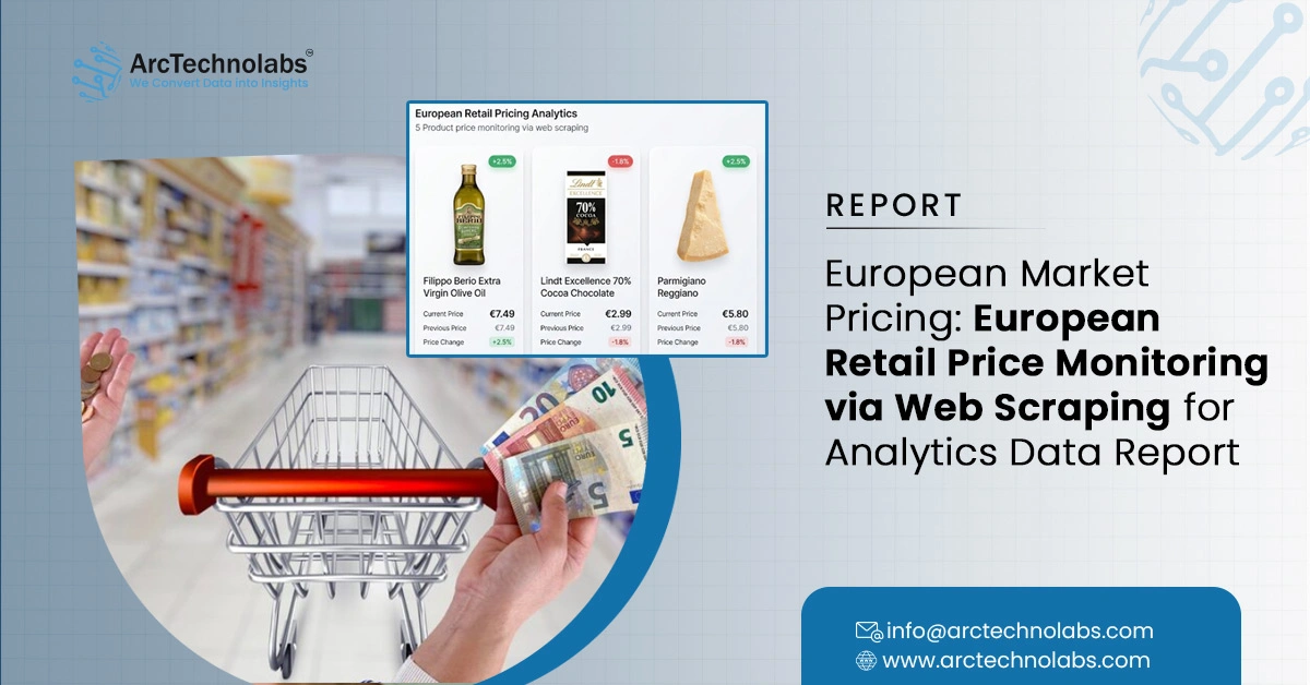 European Market Pricing: European Retail Price Monitoring via Web Scraping for Analytics Data Report