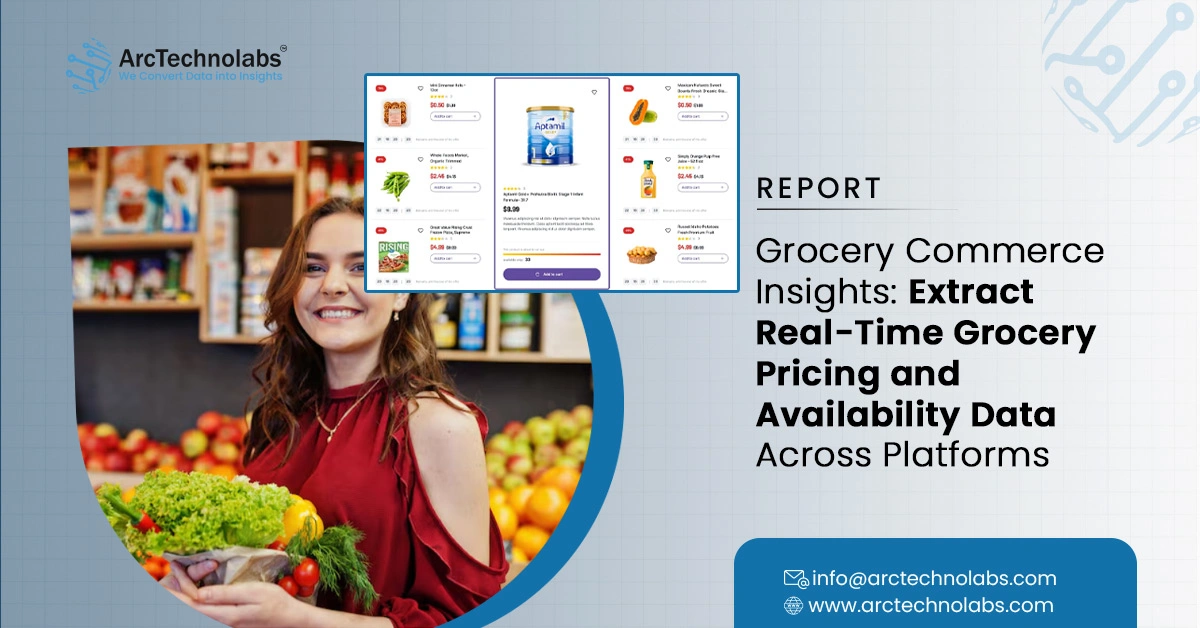 Grocery Commerce Insights: Extract Real-Time Grocery Pricing and Availability Data Across Platforms