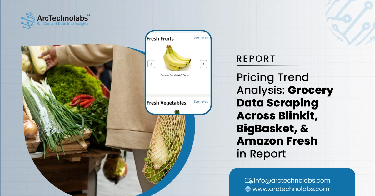 Grocery Data Scraping Across Blinkit, BigBasket, & Amazon Fresh
