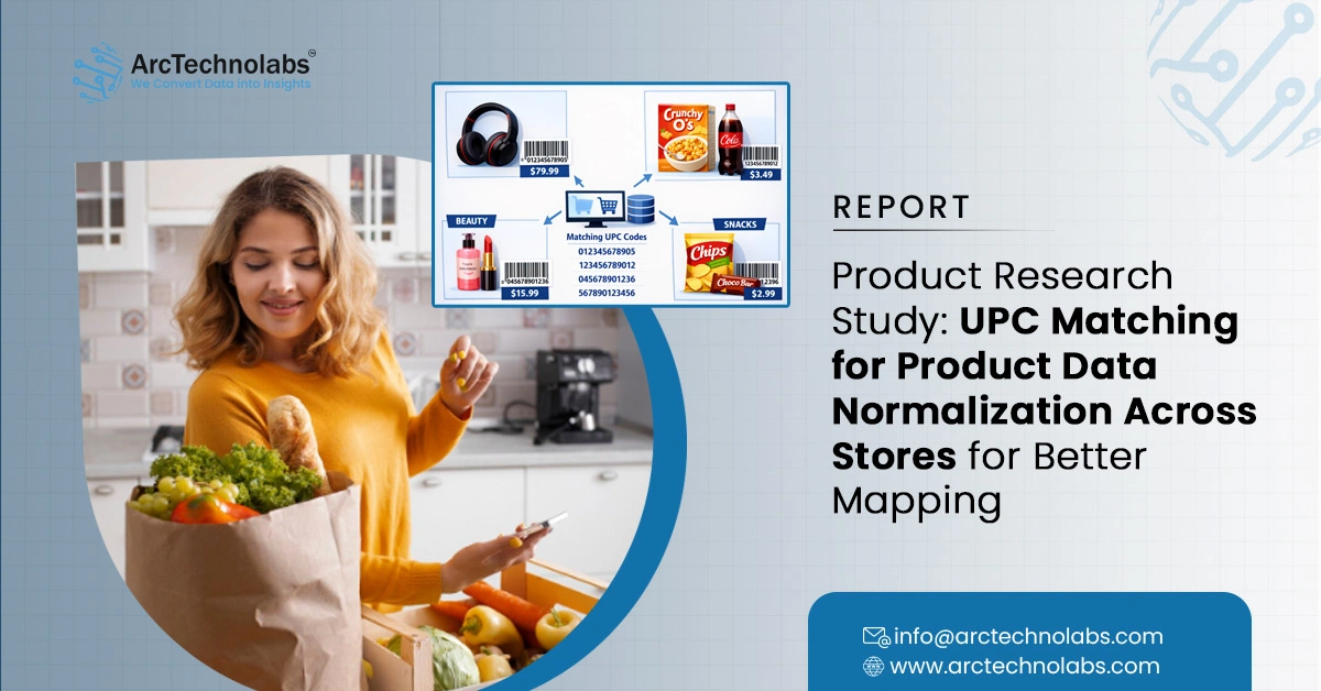 Product Research Study: UPC Matching for Product Data Normalization Across Stores for Better Mapping