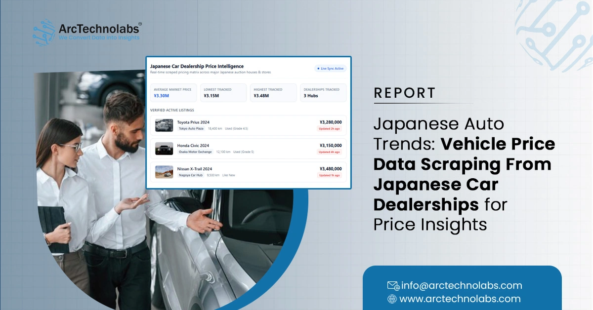 Vehicle Price Data Scraping From Japanese Car Dealerships