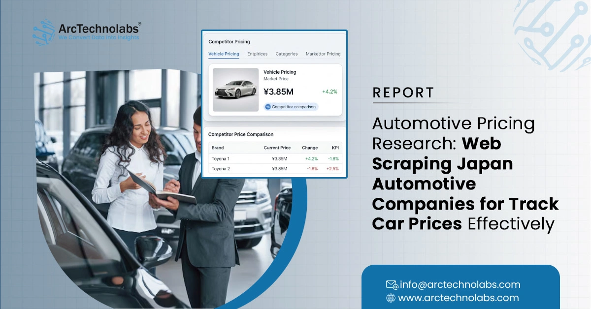 Automotive Pricing Research: Web Scraping Japan Automotive Companies for Track Car Prices Effectively