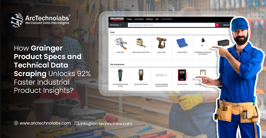 How Grainger Product Specs and Technical Data Scraping Unlocks 92% Faster Industrial Product Insights?