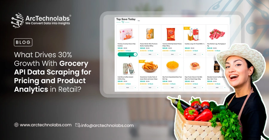 What Drives 30% Growth With Grocery API Data Scraping for Pricing and Product Analytics in Retail?