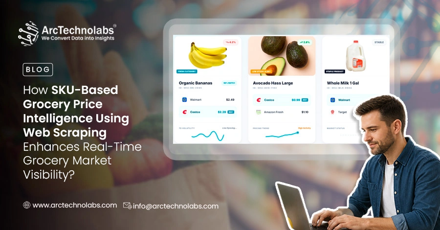 How SKU-Based Grocery Price Intelligence Using Web Scraping Enhances Real-Time Grocery Market Visibility?