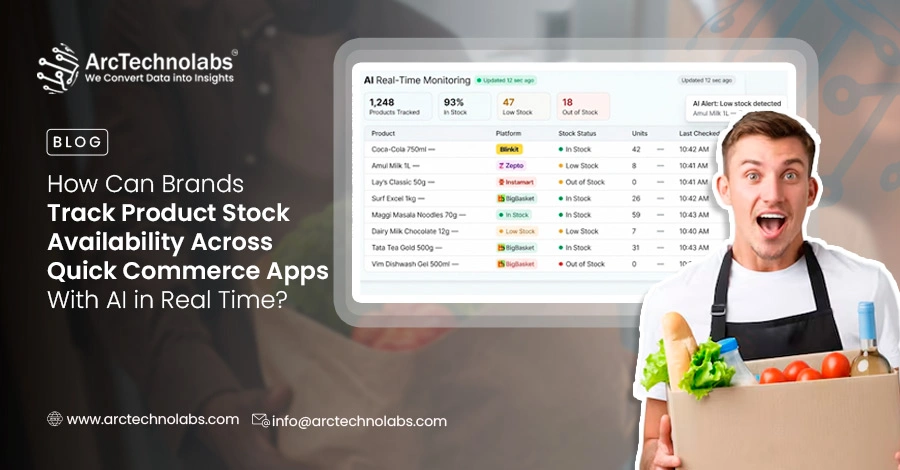 How Can Brands Track Product Stock Availability Across Quick Commerce Apps With AI in Real Time?