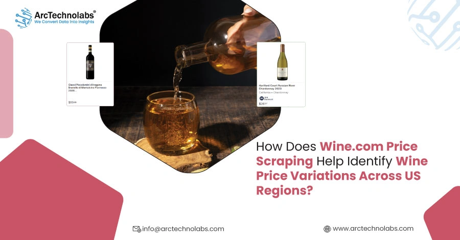 How Does Wine.com Price Scraping Help Identify Wine Price Variations Across US Regions?