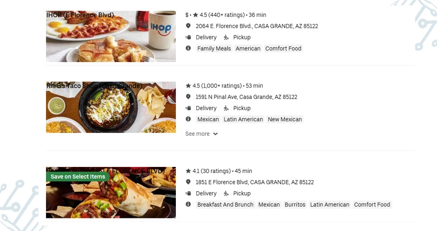 Building Forecast Models from Restaurant Market Signals