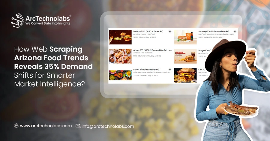 How Web Scraping Arizona Food Trends Reveals 35% Demand Shifts for Smarter Market Intelligence?