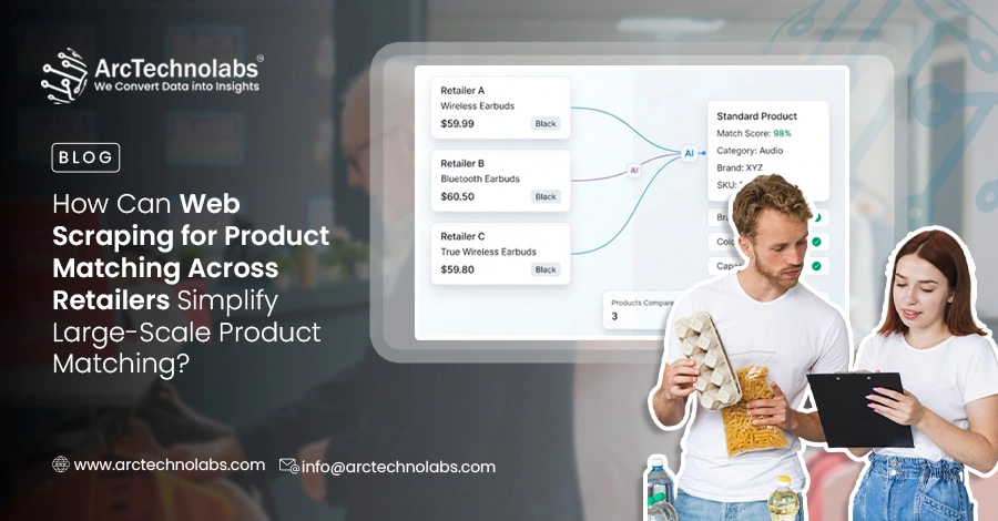 How Can Web Scraping for Product Matching Across Retailers Simplify Large-Scale Product Matching?