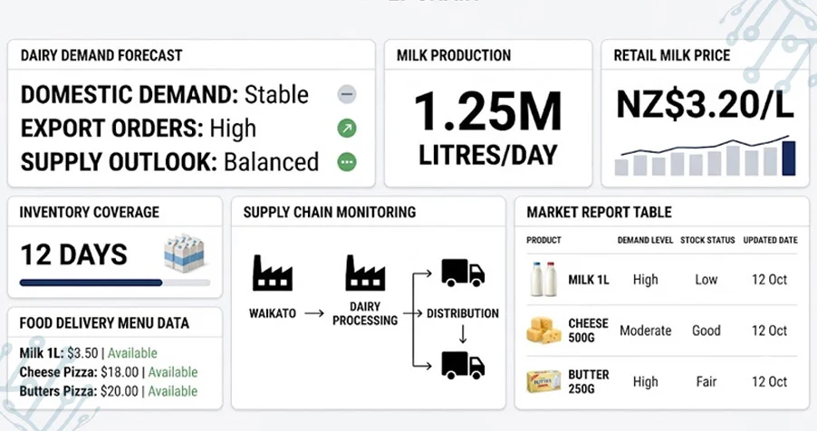 Dairy Demand Forecasting and Supply Chain Coordination
